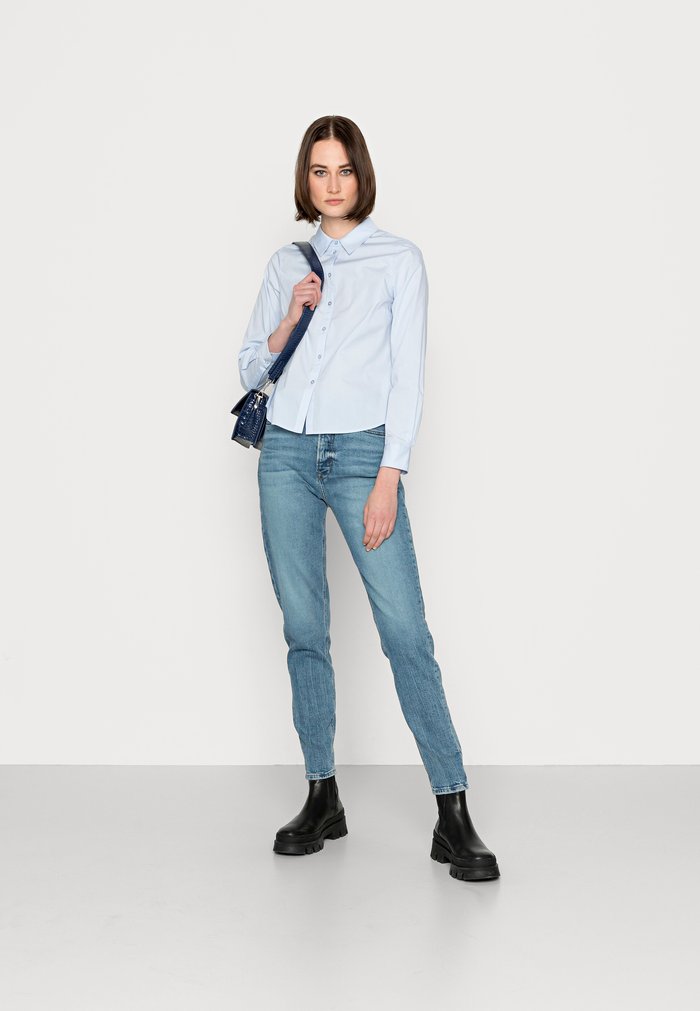 Chemisier Anna Field Button down Bleu Femme | RPC-9717046